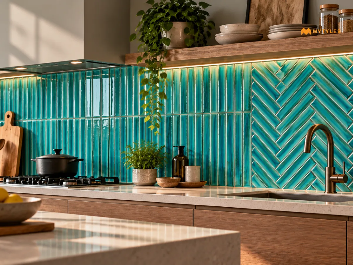 Blue KitKat Tiles